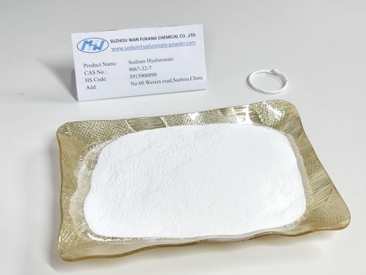 Polvo de hialuronato sódico de calidad gota segura para los ojos de alto ensayo CAS no 9067-32-7