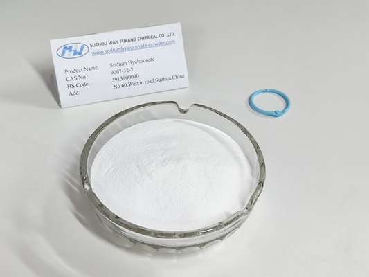 Análisis por encima del 95% de grado de gota para los ojos Hyaluronato de sodio en polvo de alta pureza