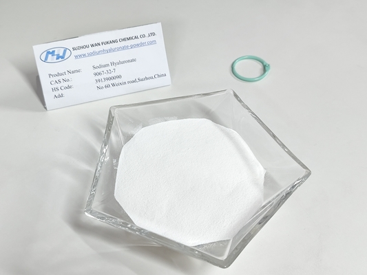 No CAS 9067-32-7 Hyaluronato de sodio en polvo para uso inyeccional para el tratamiento ocular