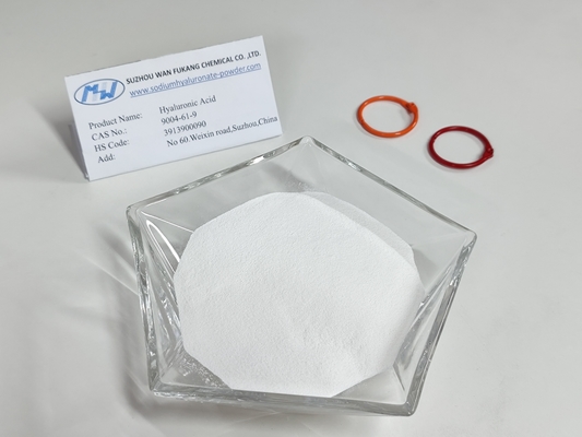 Ácido hialurónico en polvo blanco de grado alimenticio solución perfecta para hidratar la piel