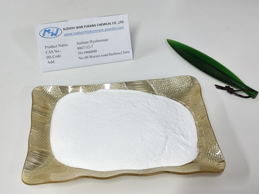 Polvo de Hyaluronato de Sodio de grado de gota para ojos segura Baja endotoxina bacteriana