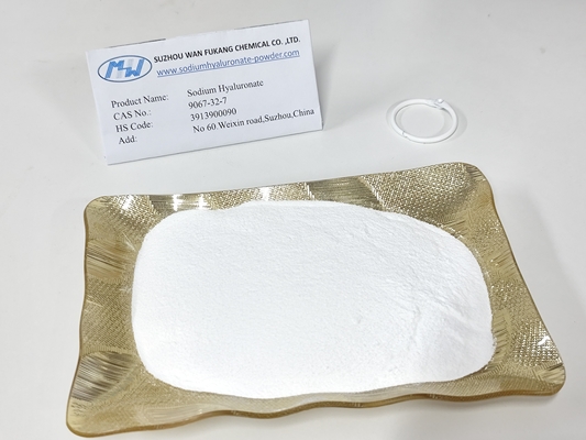 Peso molecular medio y de alto ensayo en polvo de hialuronato sódico de grado alimenticio