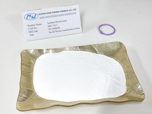 Hyaluronato de sodio de grado alimenticio en polvo blanco de peso molecular muy bajo