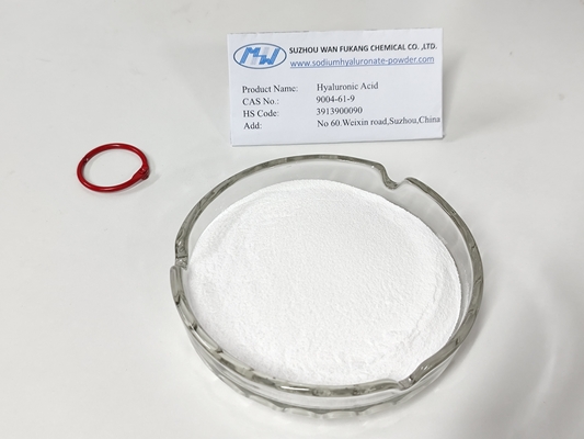 Ácido hialurónico en polvo blanco de grado alimenticio solución perfecta para hidratar la piel
