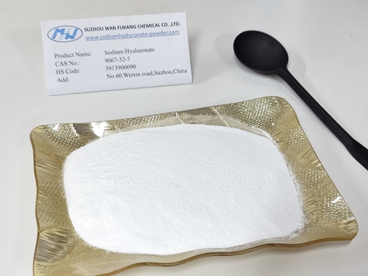 9067-32-7 Gotas para los ojos Hyaluronato sódico en polvo blanco para pacientes con sequedad ocular