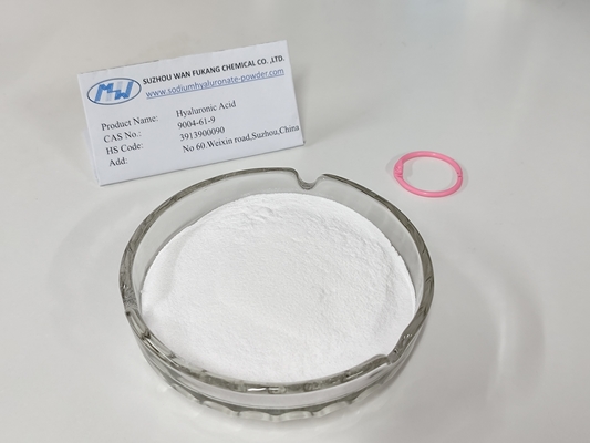 Ingrediente funcional Ácido hialurónico de grado alimenticio Polvo blanco