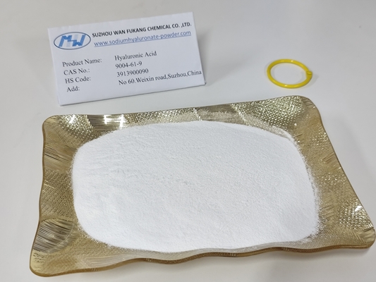 Hidratante para la piel Polvo de ácido hialurónico de alta pureza Fermentación microbiana Fuente CAS no 9004-61-9