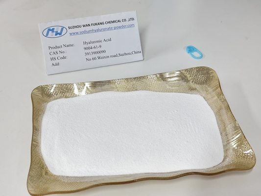 Fuente de fermentación microbiana Polvo de ácido hialurónico de calidad cosmética segura