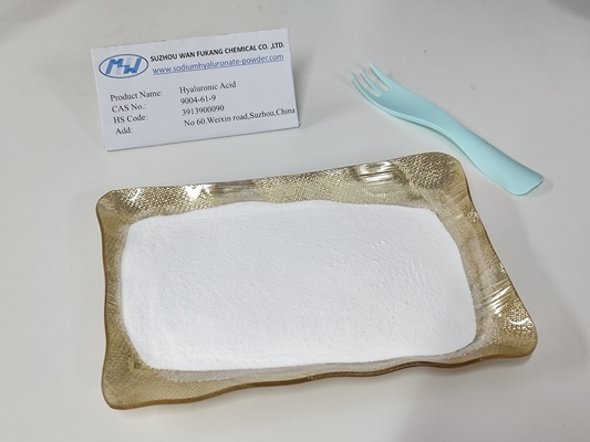 Peso molecular medio Ácido hialurónico en polvo de grado alimenticio Buena estabilidad
