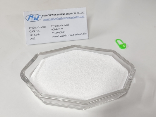 No CAS 9004-61-9 Ácido hialurónico de grado cosmético en polvo blanco antienvejecimiento