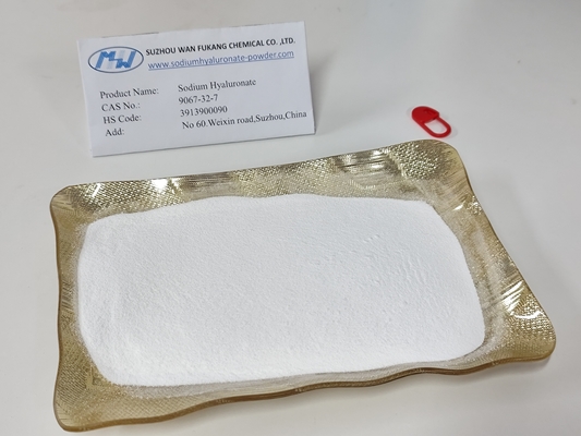 No CAS 9067-32-7 Hyaluronato de sodio blanco de alta pureza para los ojos