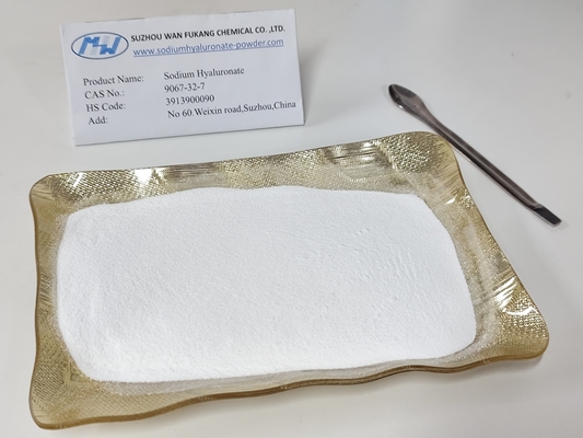 Hyaluronato de sodio en polvo blanco fino ≥ 93% para aliviar la sequedad de la piel