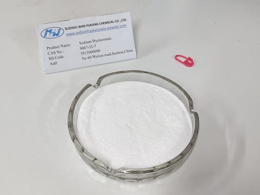 Análisis ≥ 93% Hyaluronato sódico de grado alimenticio Polvo blanco hidratante