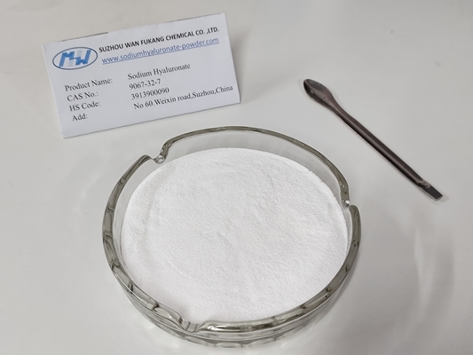 No CAS 9067-32-7 Hyaluronato de sodio en polvo blanco de grado seguro para inyección