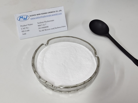 Hyaluronato de sodio hidratante en polvo blanco de alto contenido para ojos CAS 9067 32 7