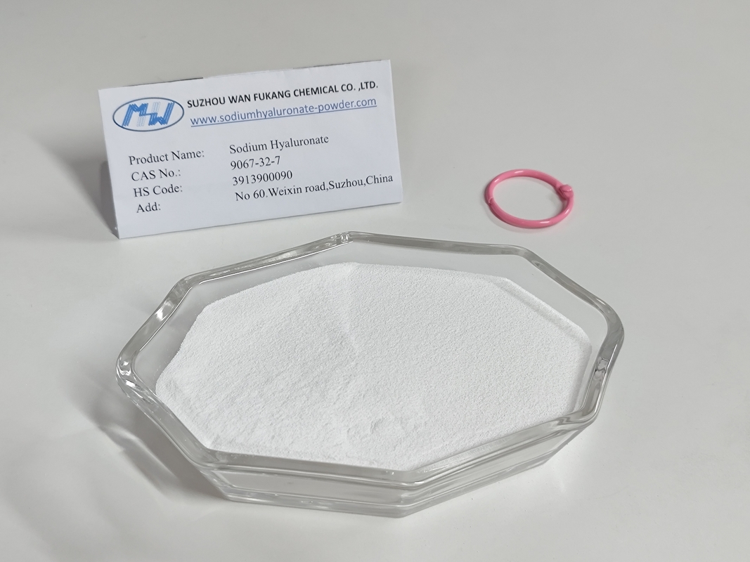 Polvo de hialuronato sódico de calidad gota segura para los ojos de alto ensayo CAS no 9067-32-7