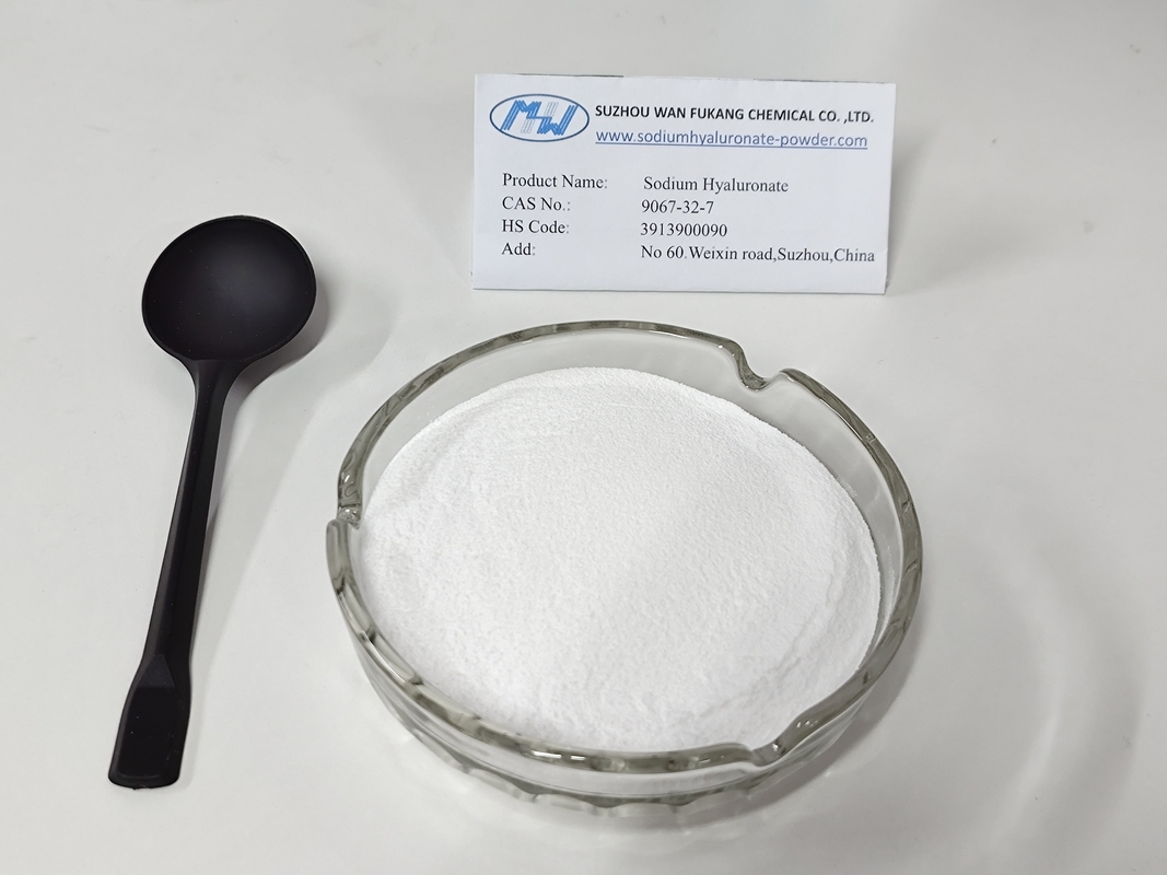 Hyaluronato de sodio en polvo de alto rendimiento Productos para el cuidado de la piel Materia prima Cas 9067 32 7